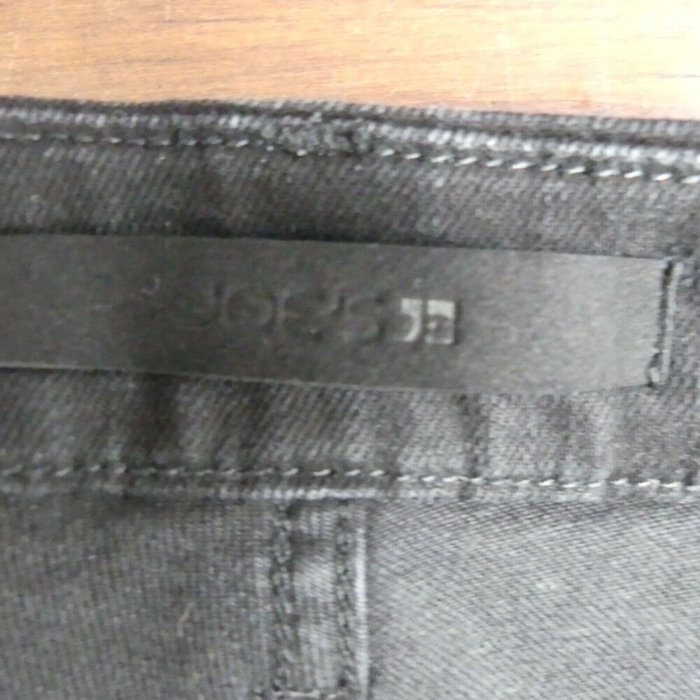 Joe's Jeans The Hi Honey High Rise Curvy Bootcut Jeans Size 32 Black Raw Hem - Picture 7 of 10